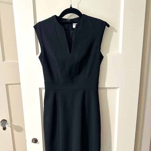 Reiss black slim fit suiting dress - size 2 - Picture 1 of 7